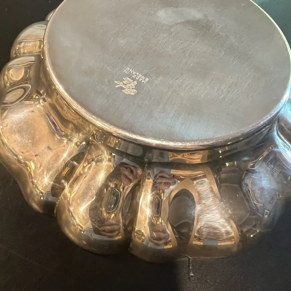 Barker Ellis made in England silver plate dish
